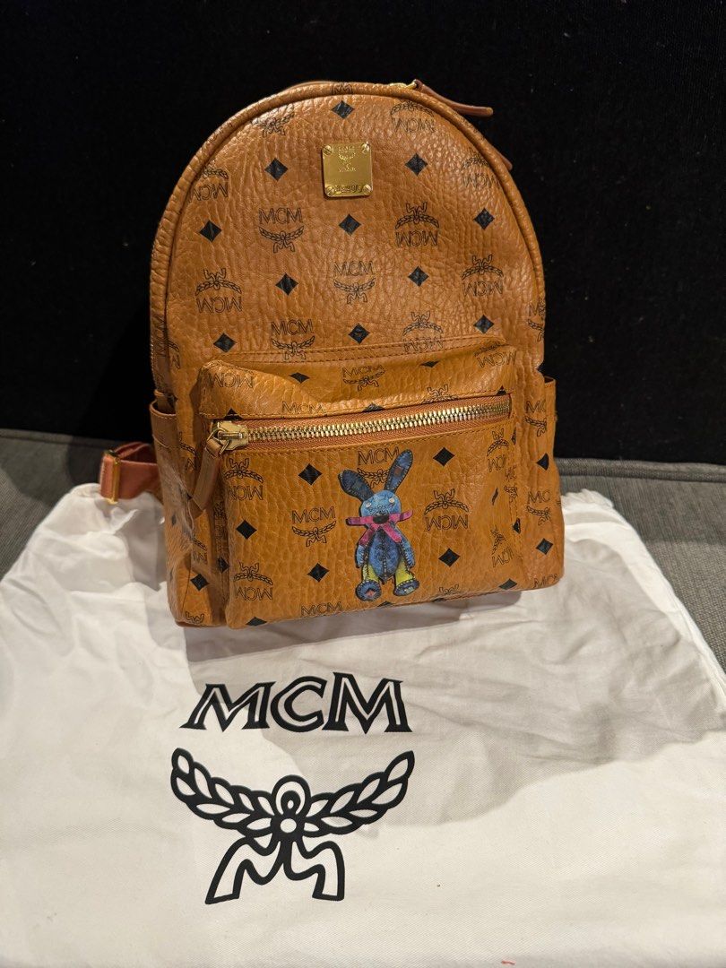 Mcm mini backpack rabbit sale