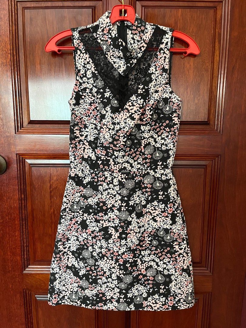 Miss selfridges oriental floral dress