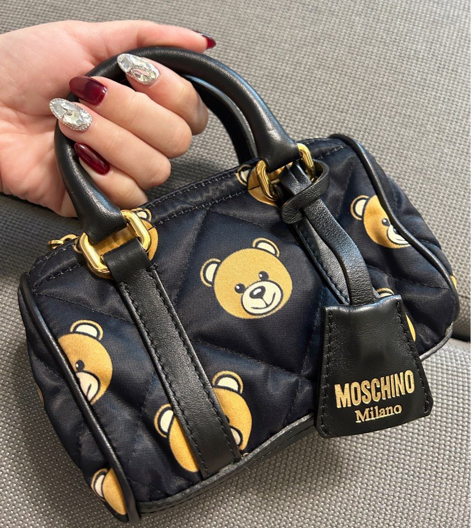 Moschino Teddy Bear Leather Bag