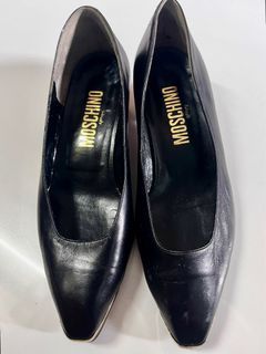 Moschino black heels
