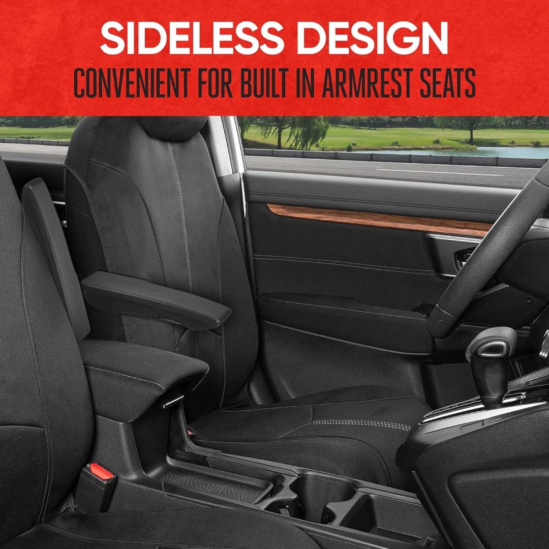 Motor Trend SpillGuard Waterproof Car Seat Covers for Front Seats