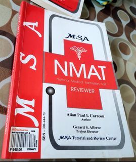 MSA NMAT REVIEWER 1:BY CARREON