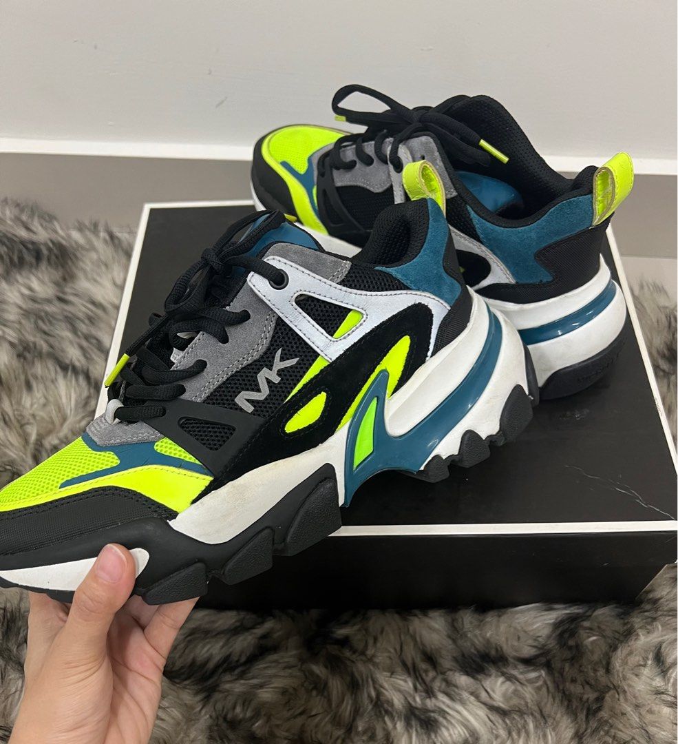 Michael kors discount neon sneakers