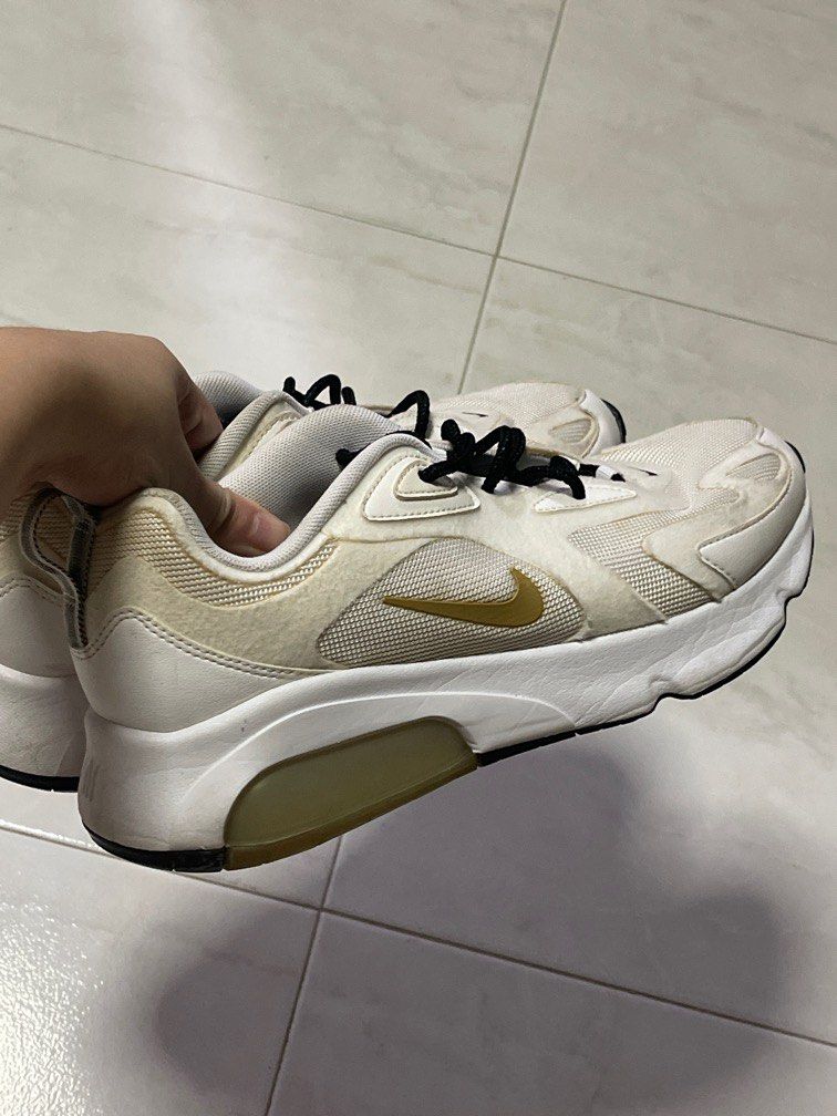 Nike air max 200 white gold online