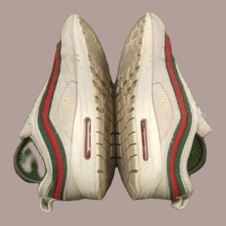 Nike air max 97 x gucci x sean Fesyen Pria Sepatu Sneakers di