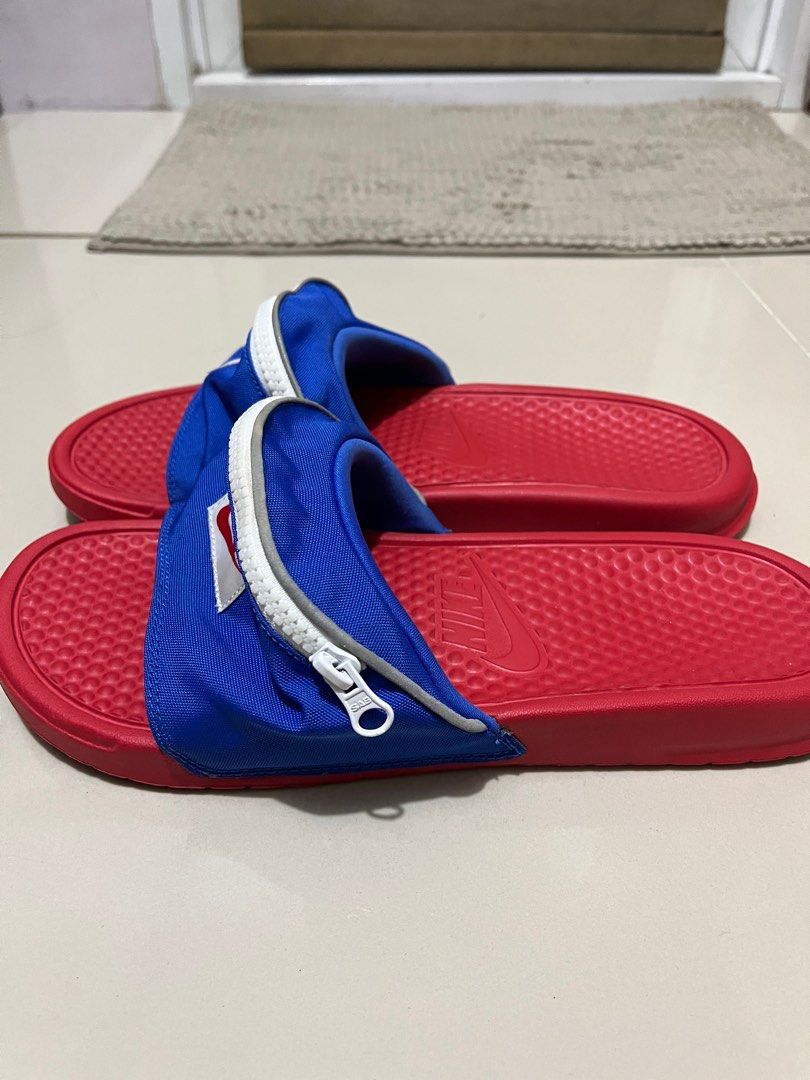 NIKE BENASSI JDI FANNY PACK SLIDES Men s Fashion Footwear