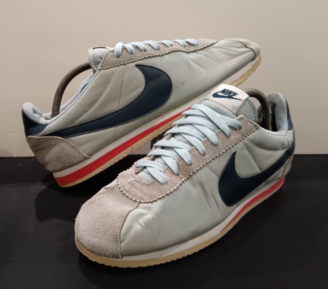Nike cortez nylon vs leather online