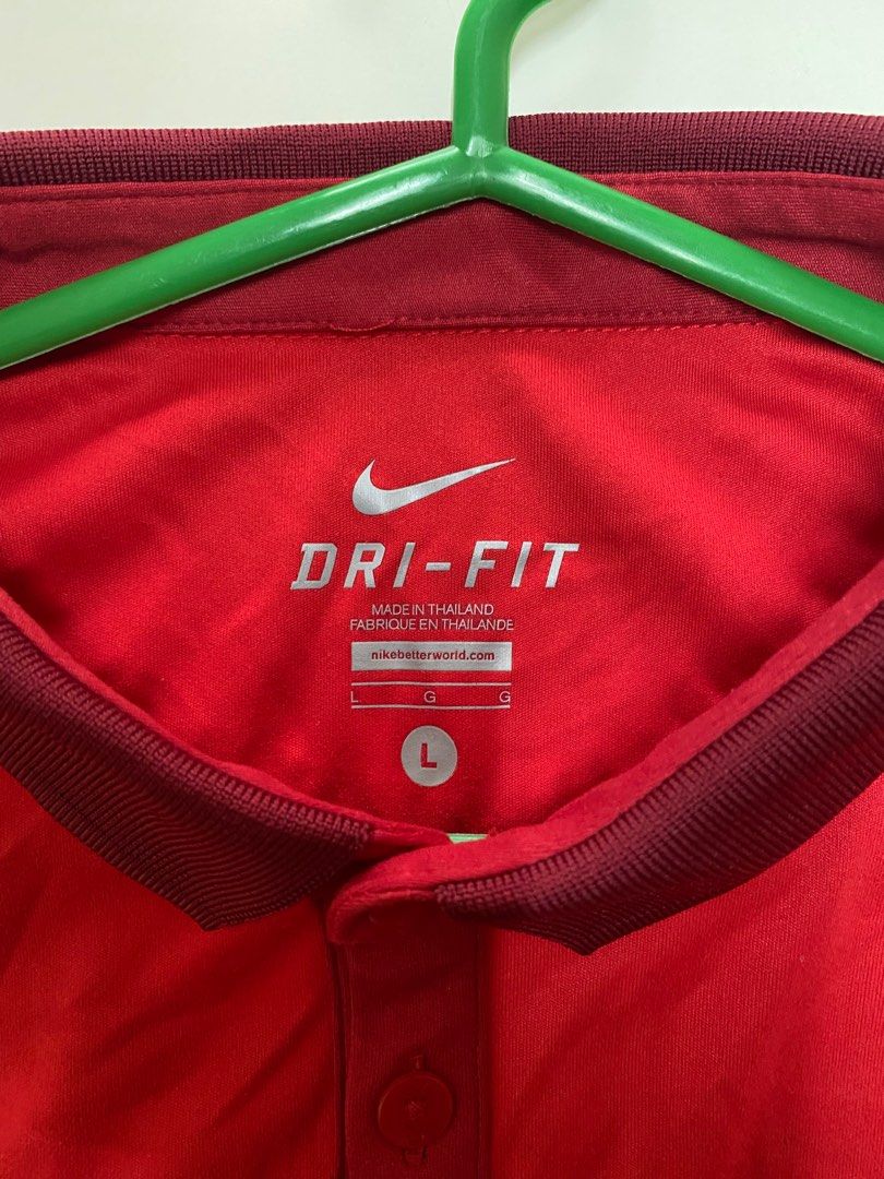 Red dri fit shirt new arrivals