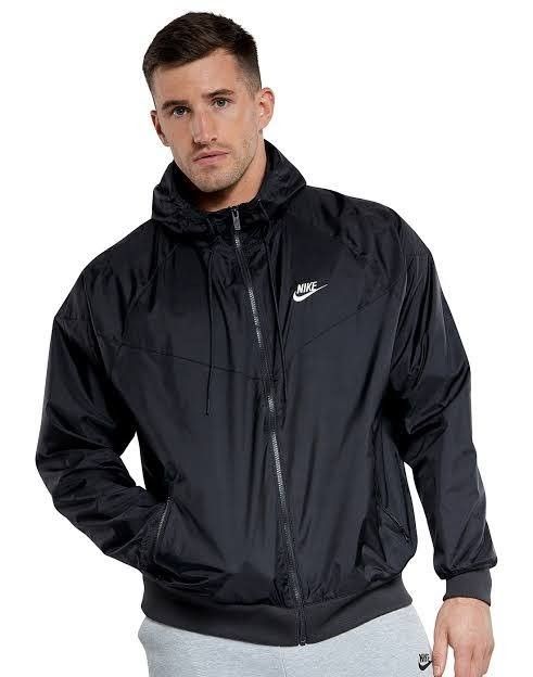 Nike triple black windbreaker best sale