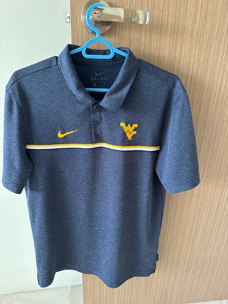 Nike University of West Virginia Polo Tee Men s Fashion Tops