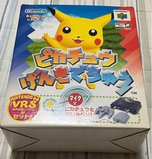 Nintendo 64 software Pikachu Genki Dechu