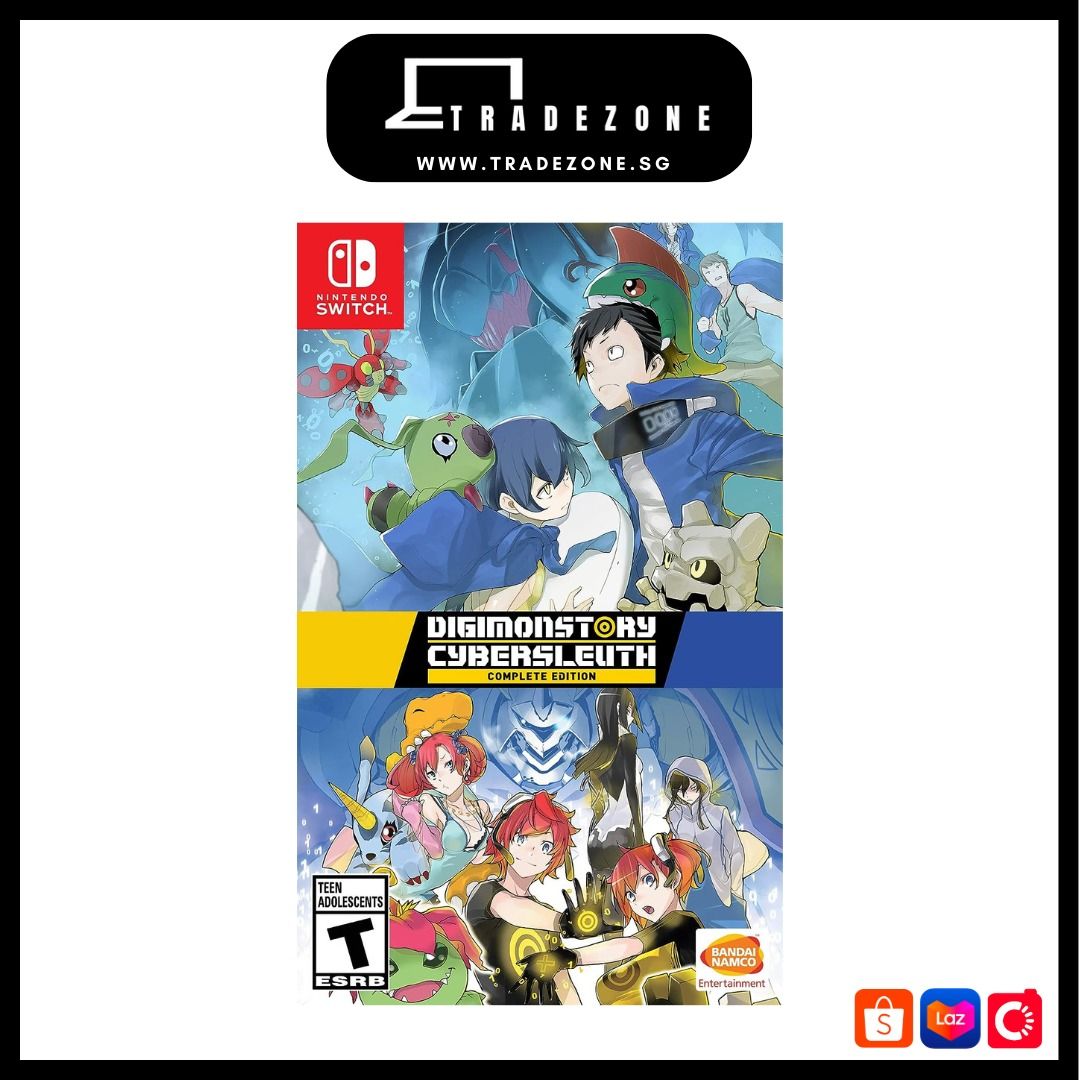 Nintendo Switch: Digimon Story Cyber Sleuth, Video Gaming, Video Games,  Nintendo on Carousell