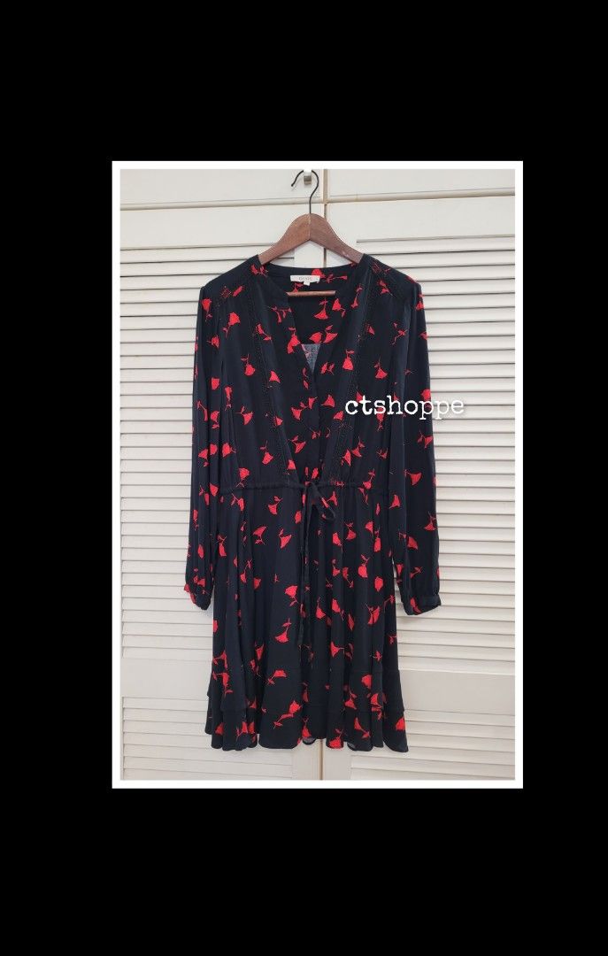 Oasis floral 2025 blouse dress