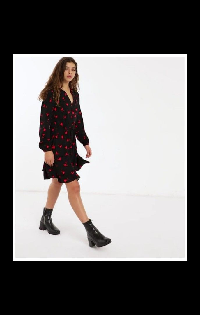 Oasis black shirt dress hot sale