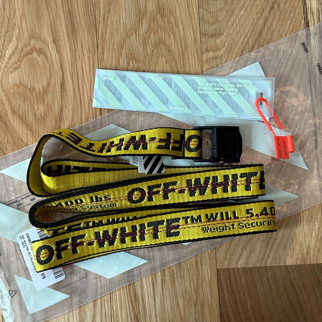 Off White Mini Industrial Belt
