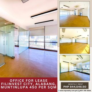 Office for Lease Filinvest City, Alabang, Muntinlupa  450 per sqm
