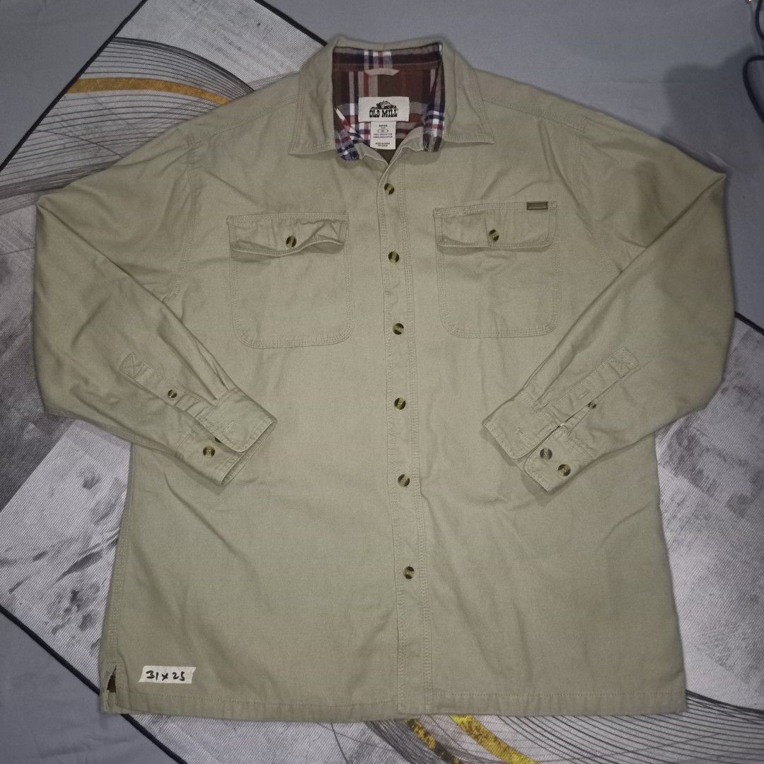 Old mill 2025 flannel jacket
