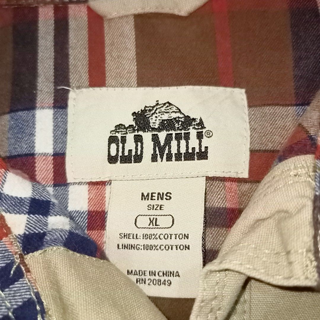 Old mill 2025 flannel jacket