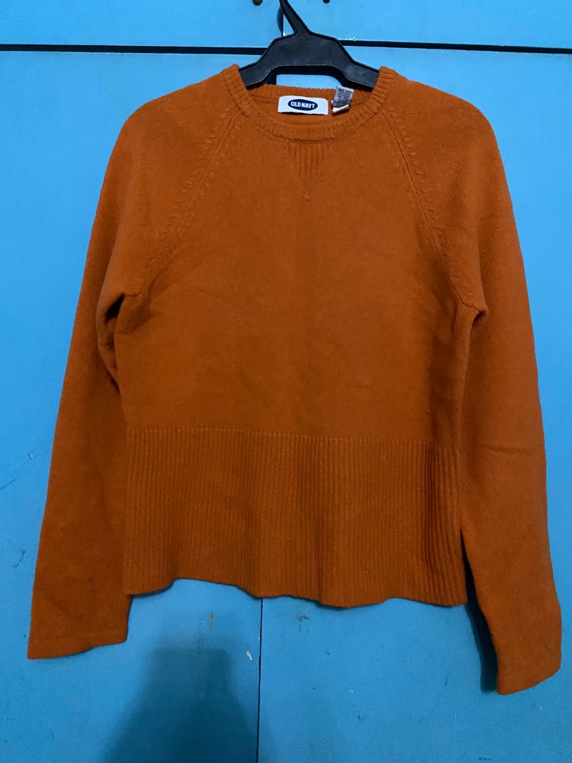 Old navy best sale orange sweater