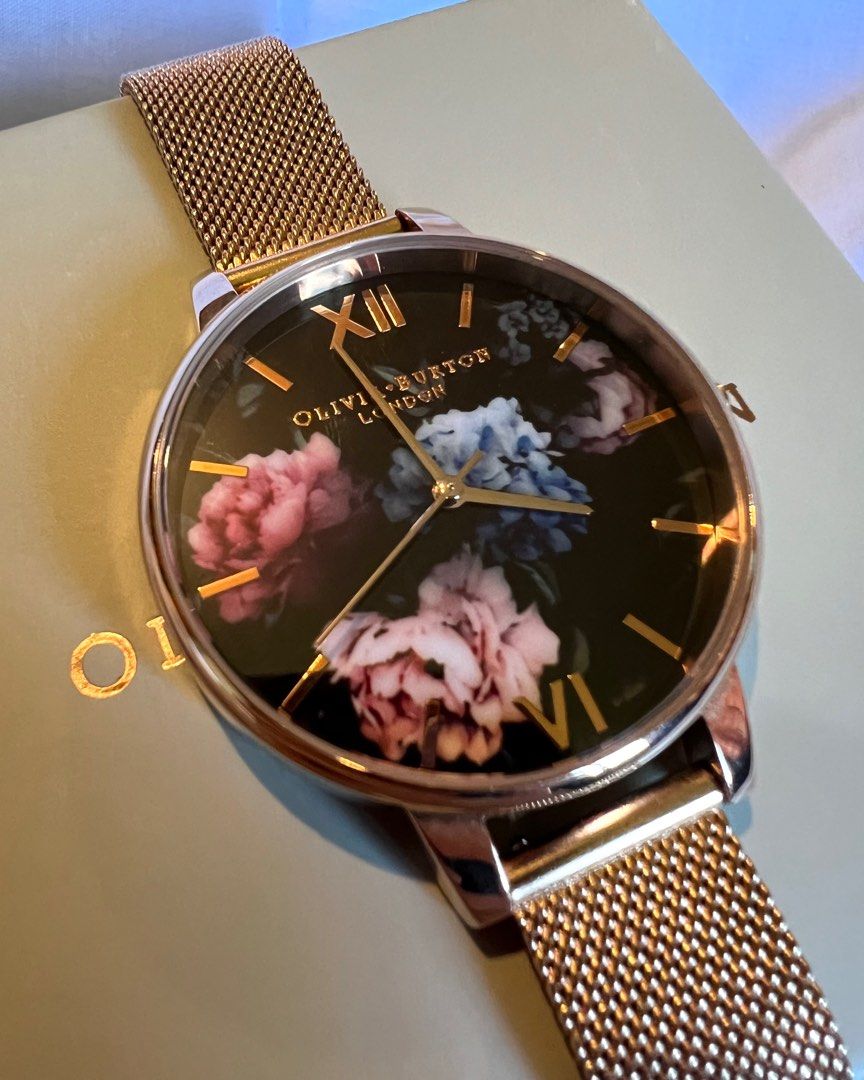 Olivia burton dark bouquet clearance