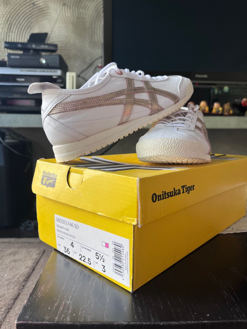 onitsuka tiger rose gold
