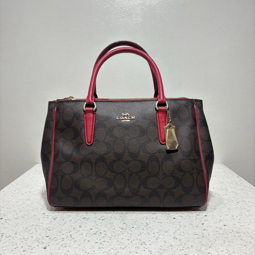 Coach clearance surrey satchel