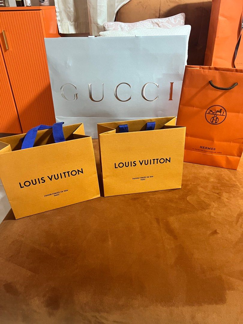 Original Louis Vuitton Gucci Hermes Paper Bag Luxury