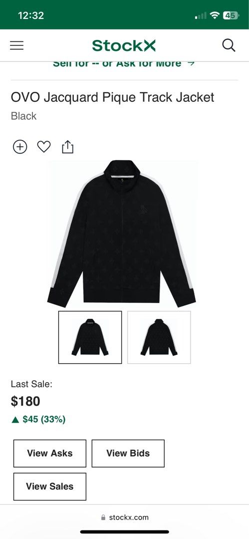 Ovo pique outlet track jacket