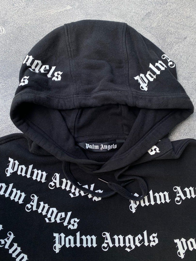 Palm angels all over hoodie hotsell