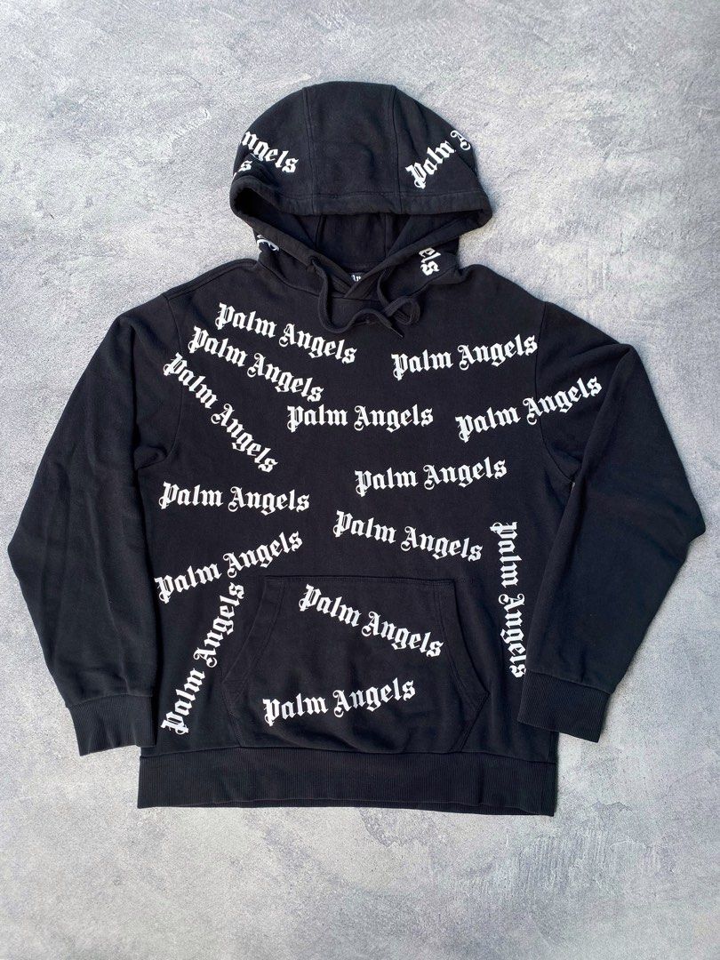 Palm Angels all over print hoodie authentic original not issey