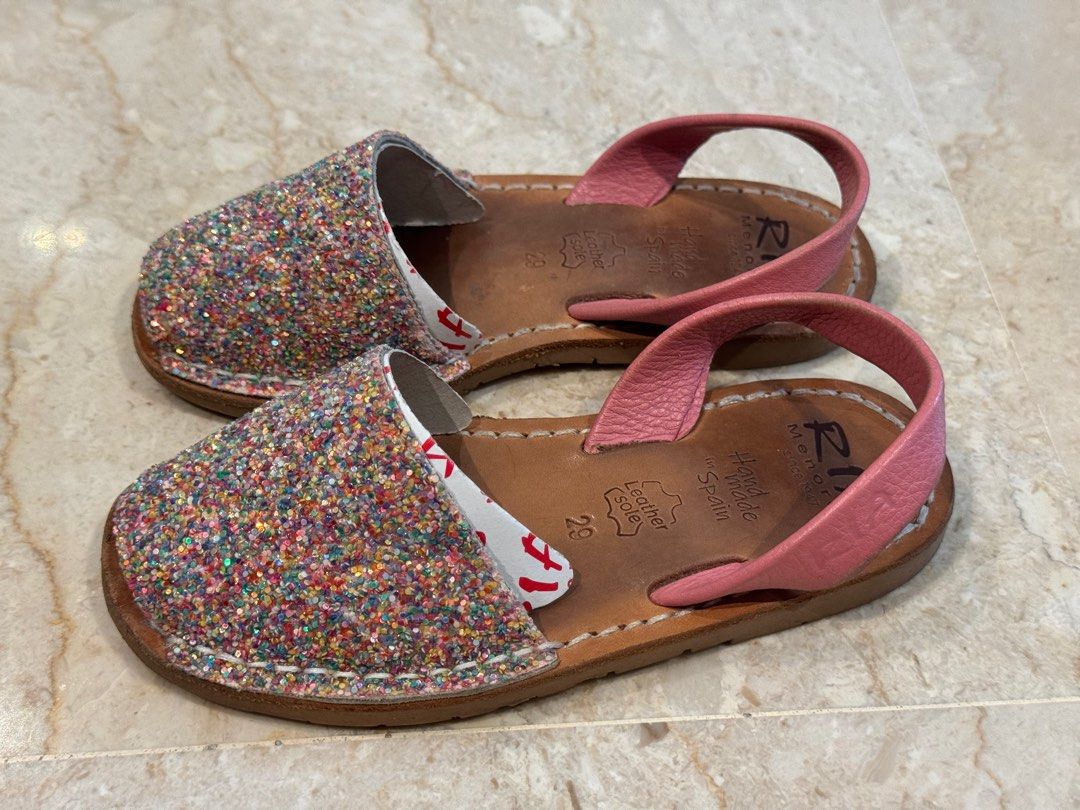 Girls best sale glitter sandals