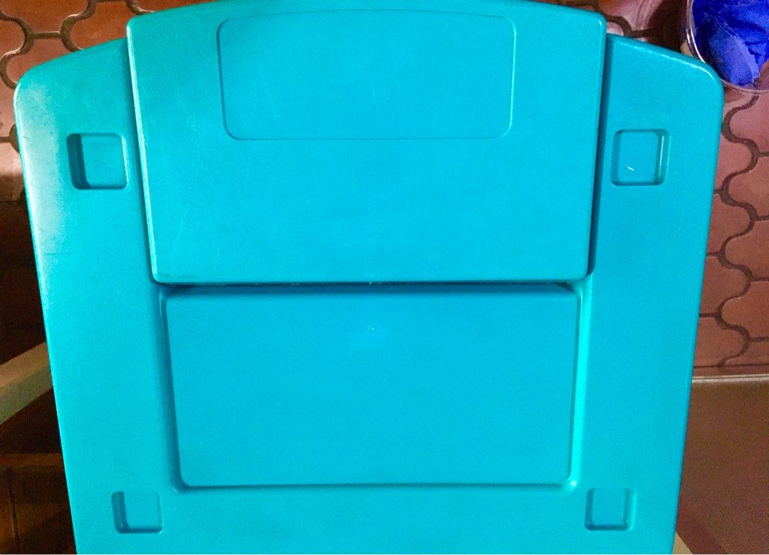 PL 4 pcs stackable toy box (Category: Kids Wardrobes & Storage) located in Pasig City. Submitted by ramscleanup (Listing ID 1282096666, Image 3). Description: Lowering price today(jul15,2024) to 1k. Bought for P2400 Very durable material Makunat kind na plastic similar to little tikes Can be used kahit ano i store…not limited to toys. If empty, just remove cover and stack them together. Dimensions of each 17.5 x 15 in Height is 12 in po Buyer wil