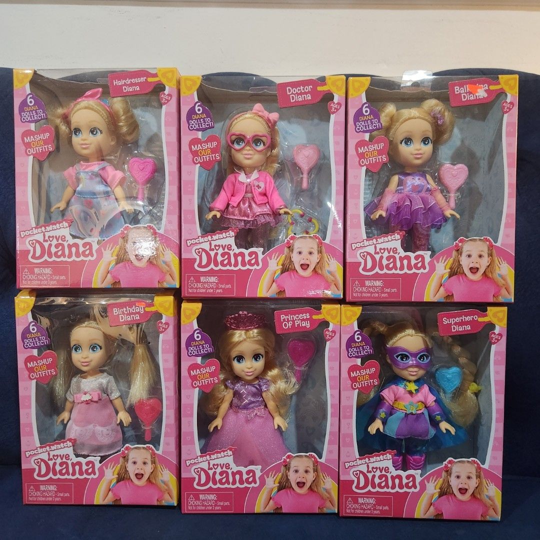 Pocket Watch Love, Diana Doll (Ballerina Diana), Hobbies & Toys, Toys & Games on Carousell
