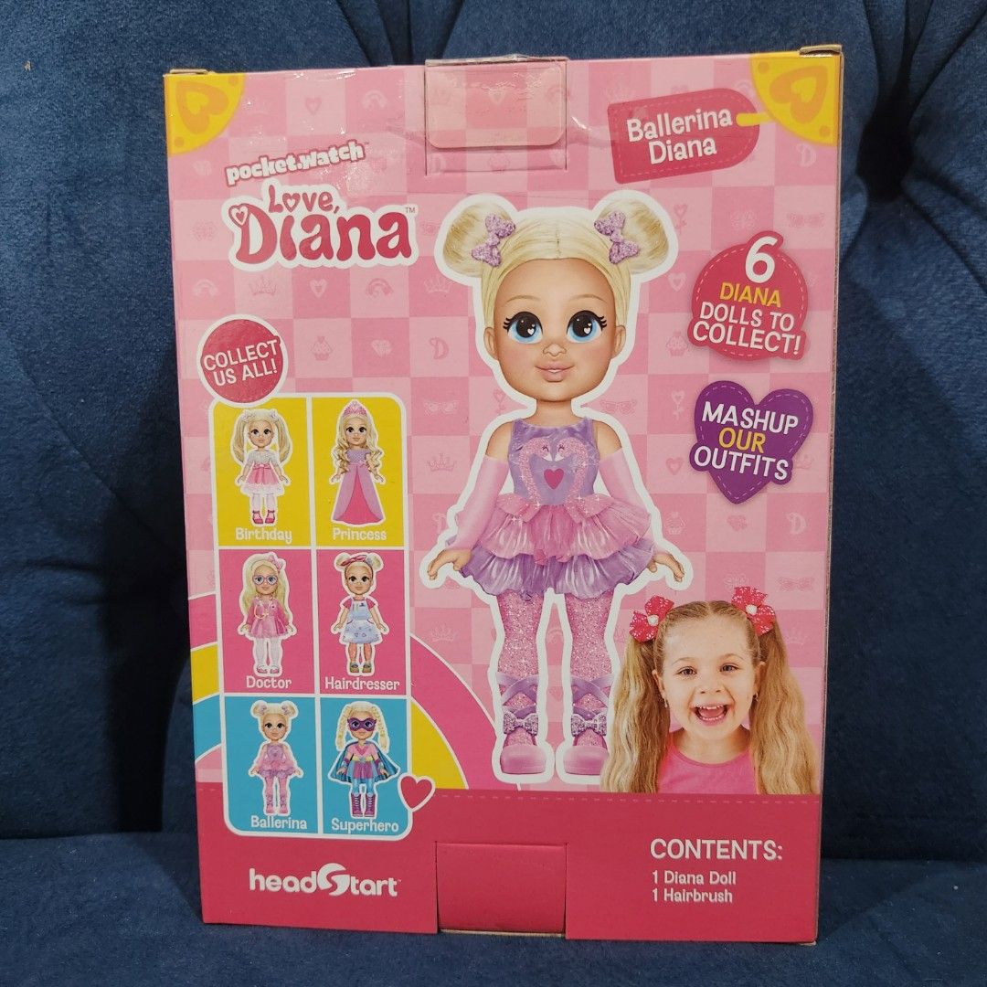 Pocket Watch Love, Diana Doll (Ballerina Diana), Hobbies & Toys, Toys & Games on Carousell
