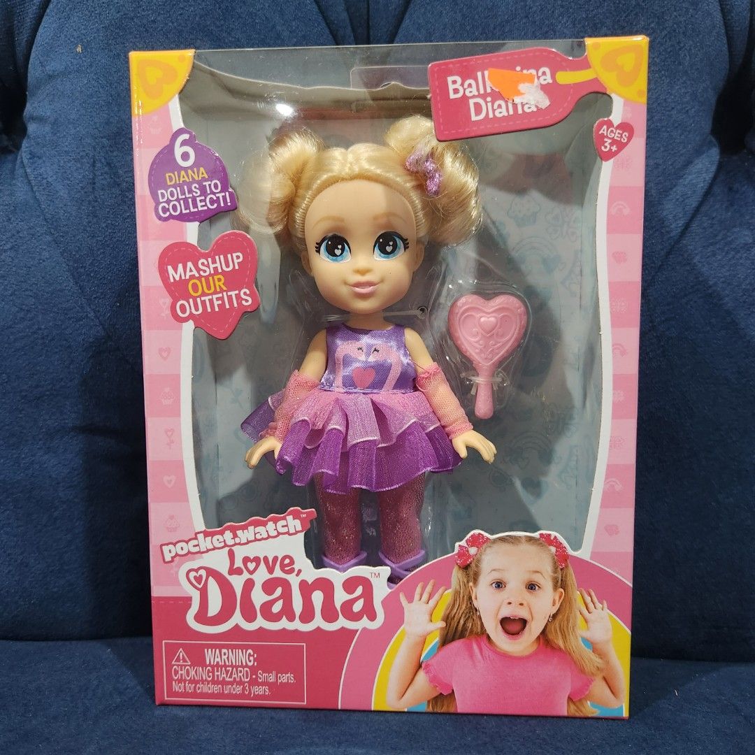Pocket Watch Love, Diana Doll (Ballerina Diana), Hobbies & Toys, Toys & Games on Carousell