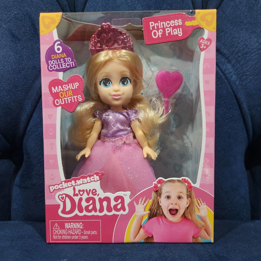 Diana playing with dolls deals
