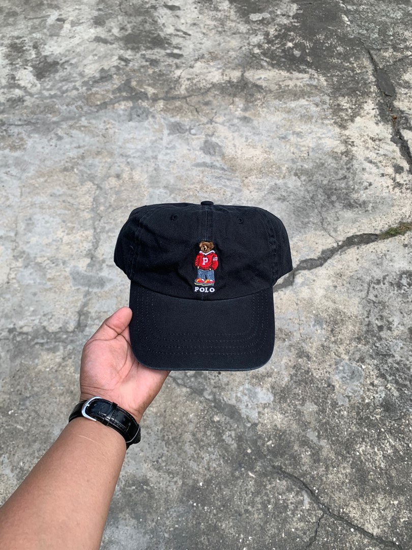 Black polo dad on sale hat