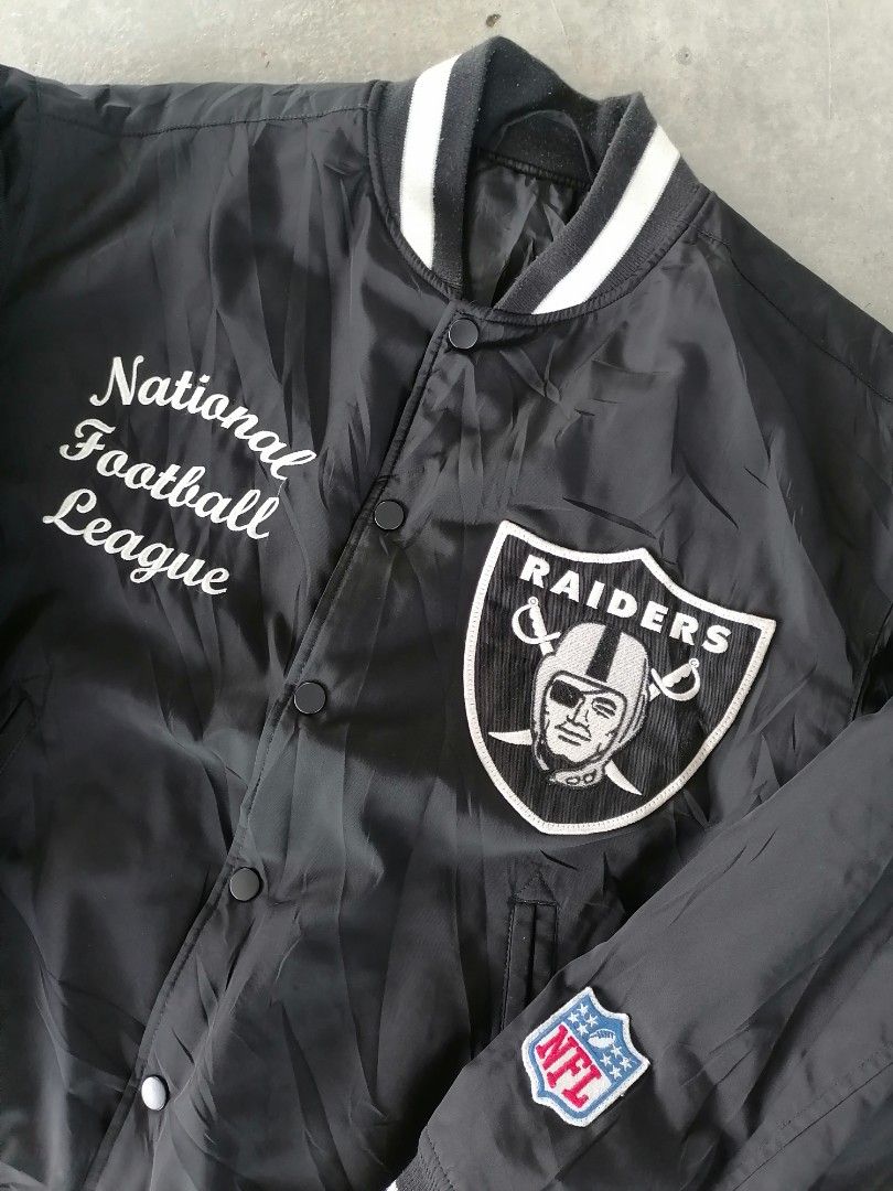 RAIDERS NFL スタジャン ブラックGU RAIDERS(レイダース)×GU NFL