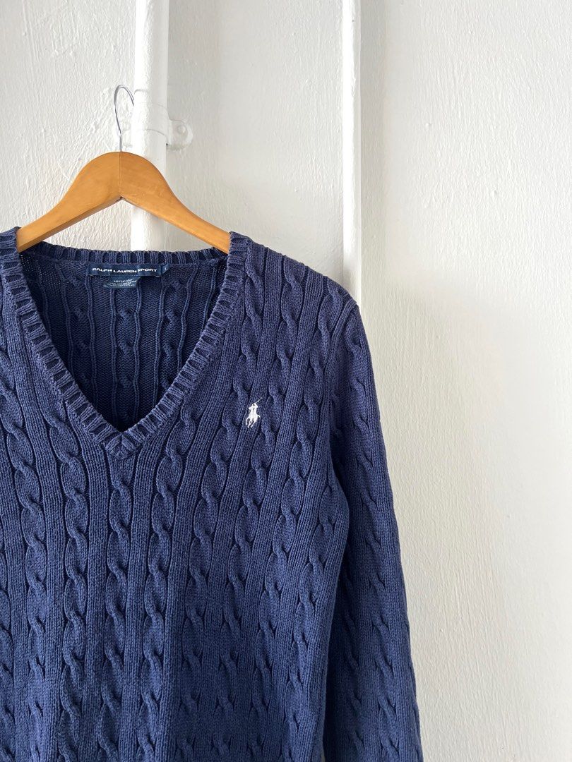 Ralph lauren sweater cable knit hotsell