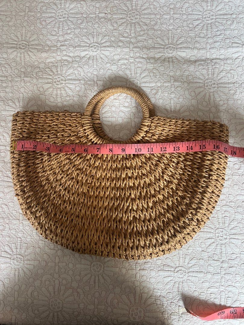 Rattan hotsell beach bag