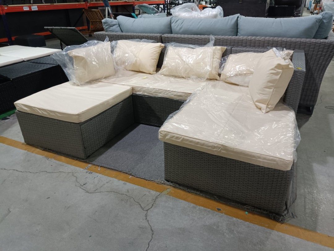 Aldi rattan best sale corner sofa