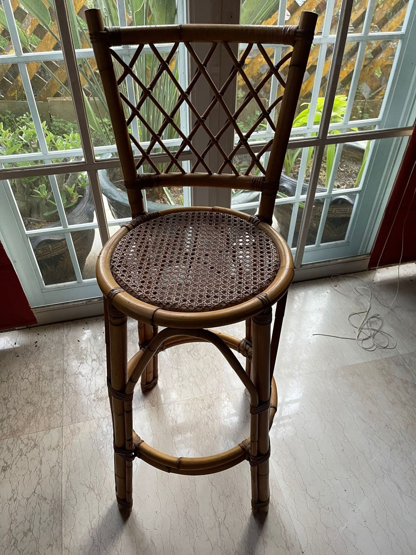 Wicker shop high chair