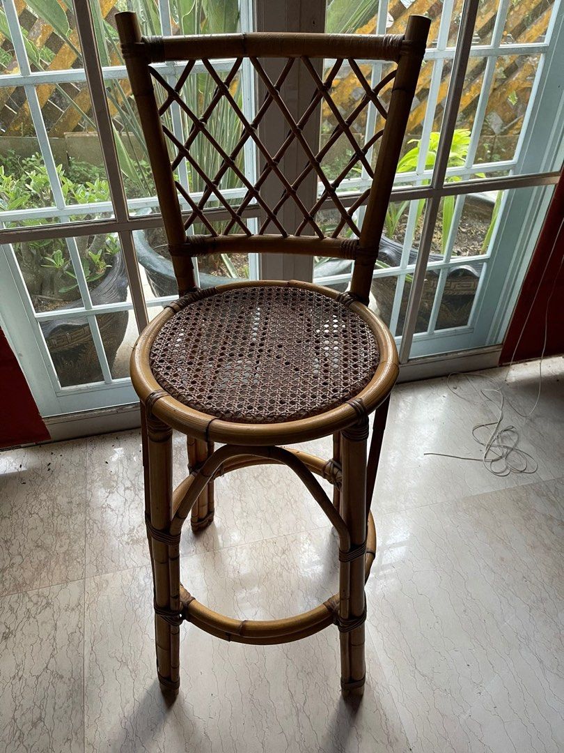 Rattan High Chair Furniture Home Living Furniture Chairs on