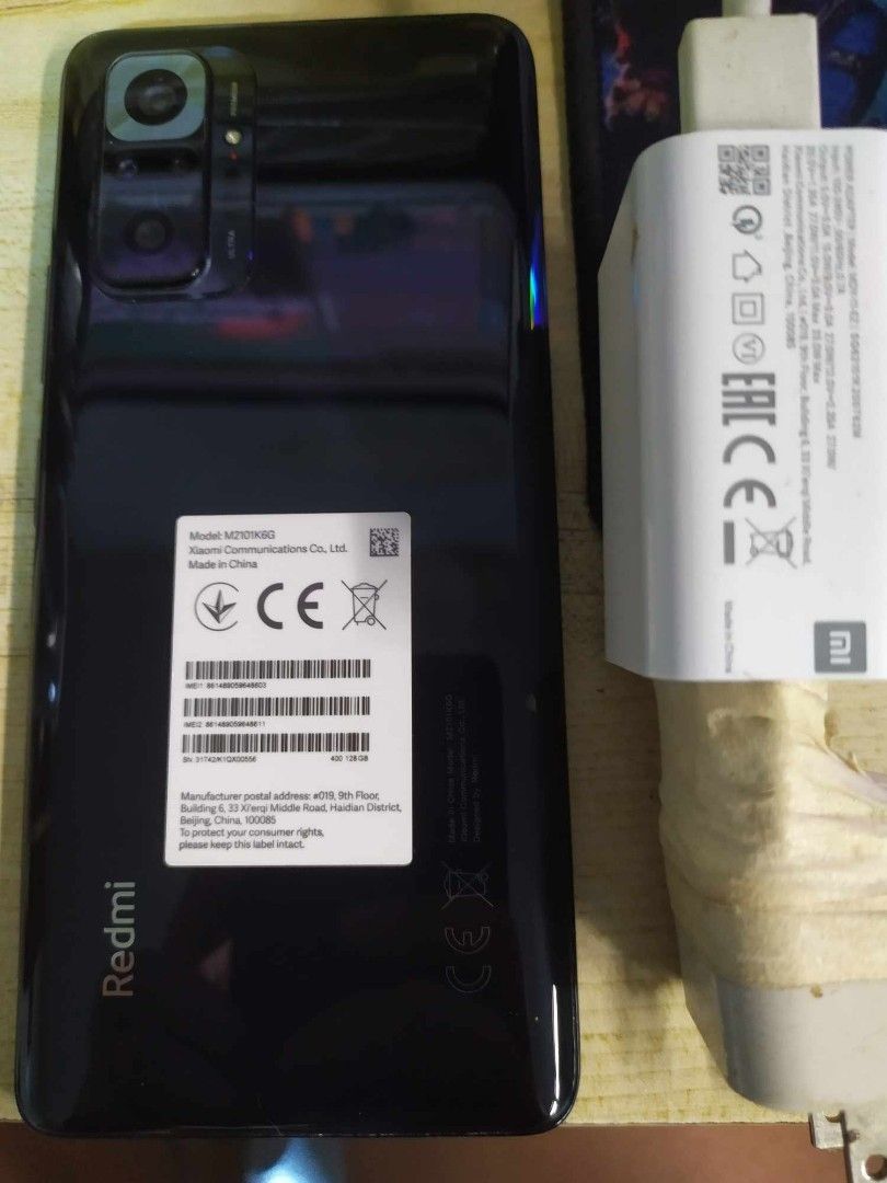 Redmi note 10 pro (Category: Xiaomi) located in Quezon City. Submitted by jalen05 (Listing ID 1282011447, Image 2). Description: pick up unit / orig charger no issue.