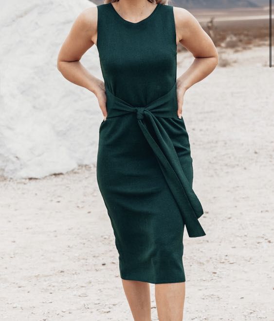 Forest Green Work Dress
