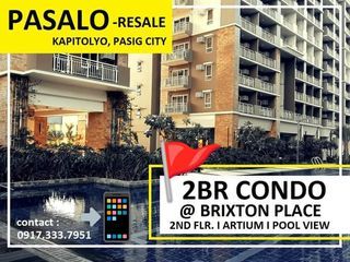 Resale Pasalo Condo  nr BGC  Brixton Place selling at 8M only instead of 10M