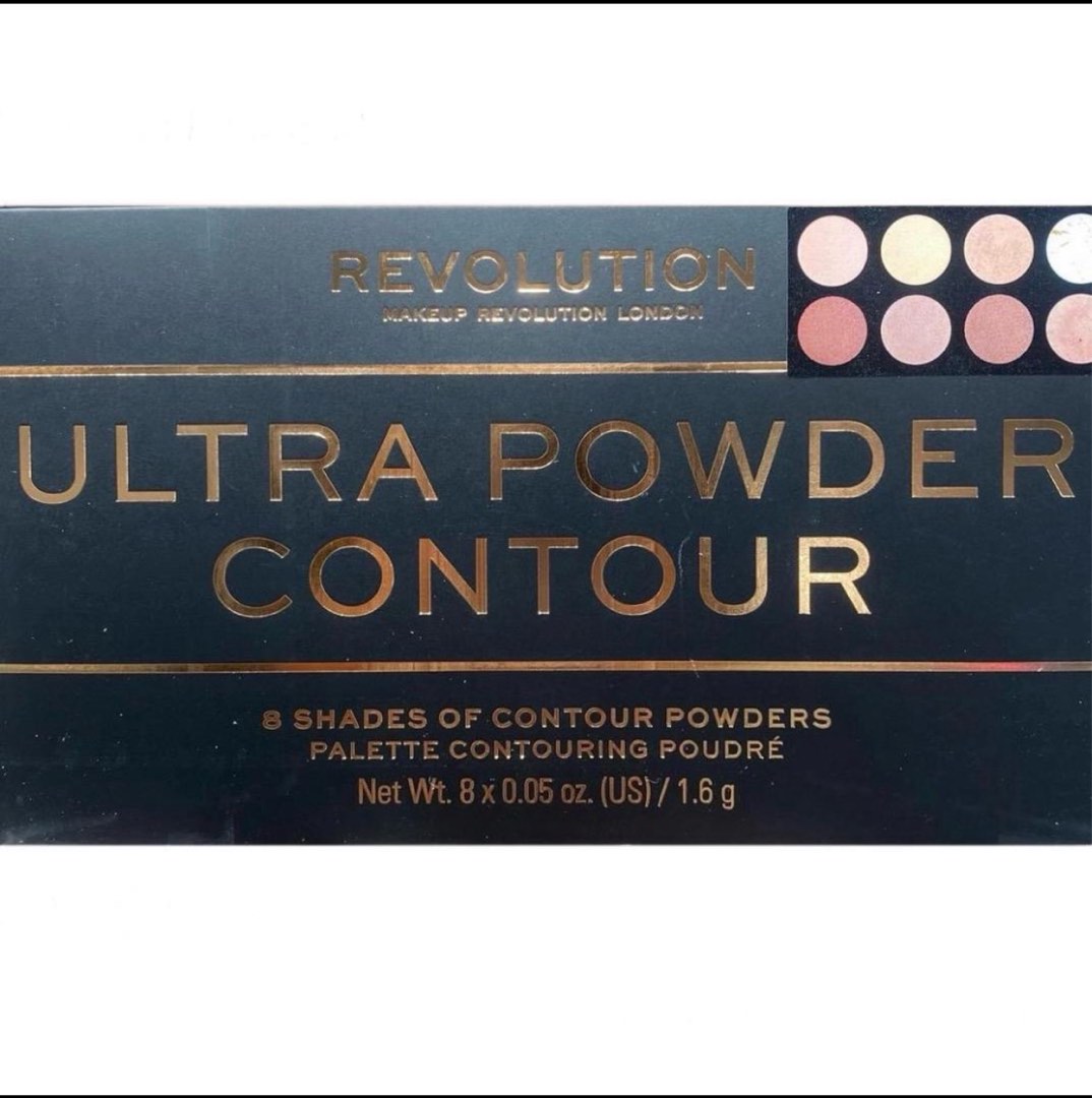 REVOLUTION ULTRA POWDER CONTOUR AND HIGHLIGHTS, Beauty & Personal