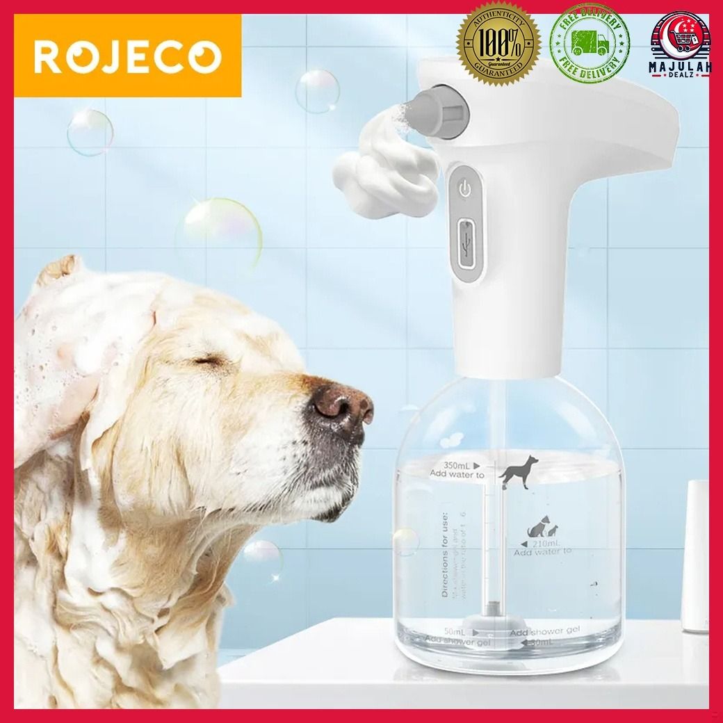 ROJECO Automatic Soap Dispenser for Cat Dog Smart Bathroom