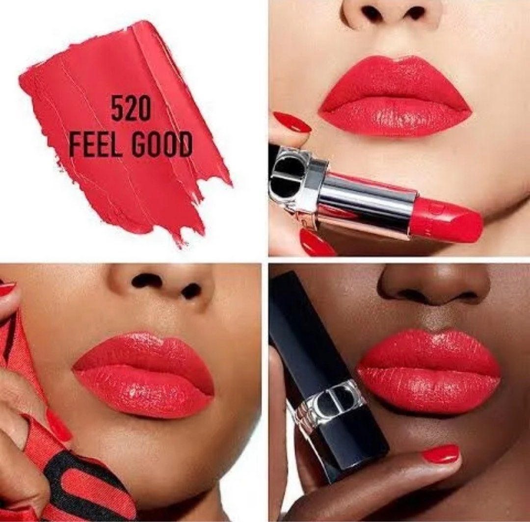 Rouge Dior lipstick shade 520 Feel Good Brand New No Box 3.5g Luxury Accessories on Carousell