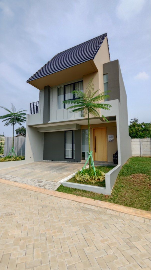Rumah Tropical Modern by Atelier Riri di Serpong BSD, Properti, Dijual